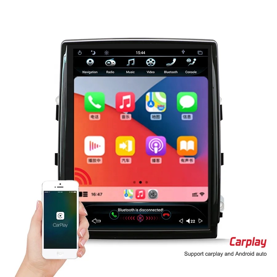 6-Core 4+64GB Car Multimedia Player 10.4inch 768*1024 LCD Screen USB DSP Wireless Carplay for 2010-2016